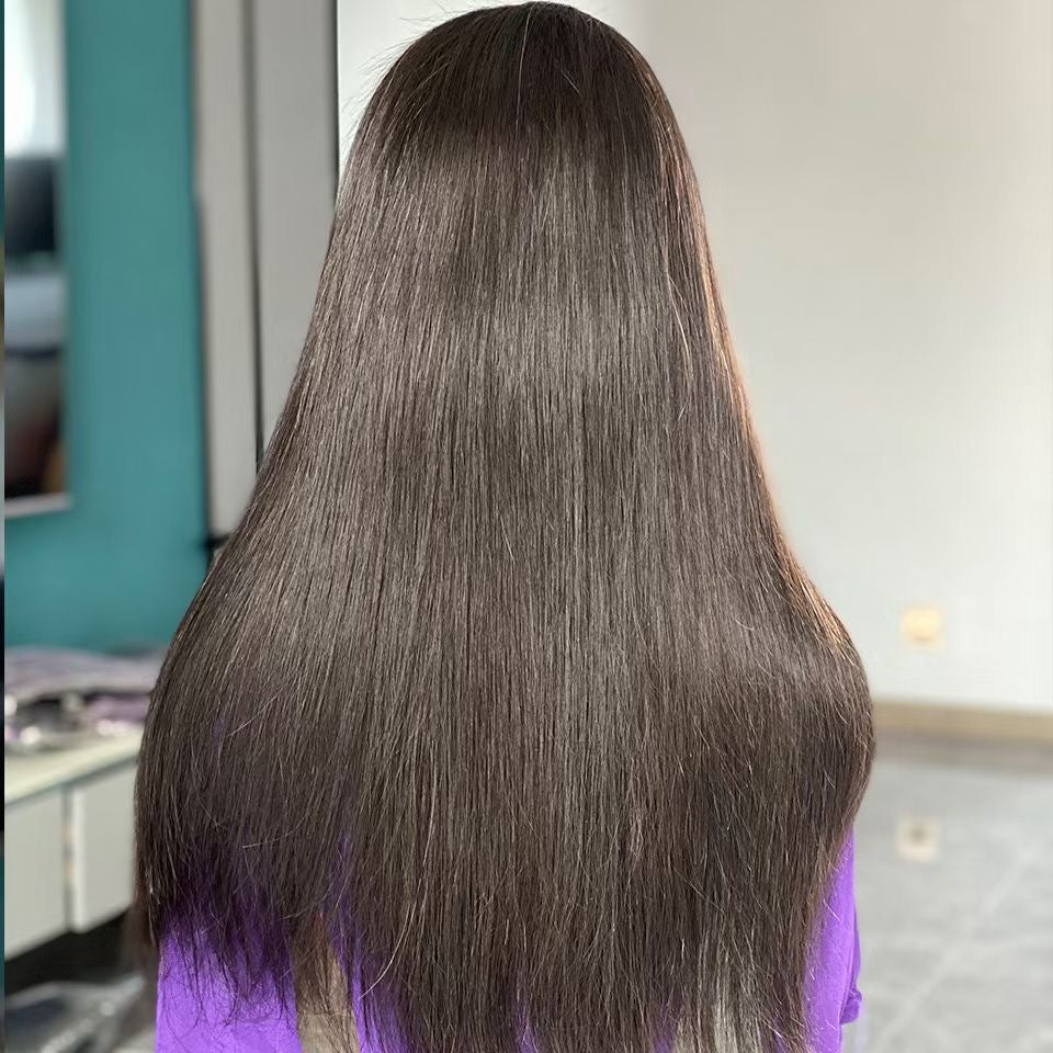 Glueless frontal straight wig