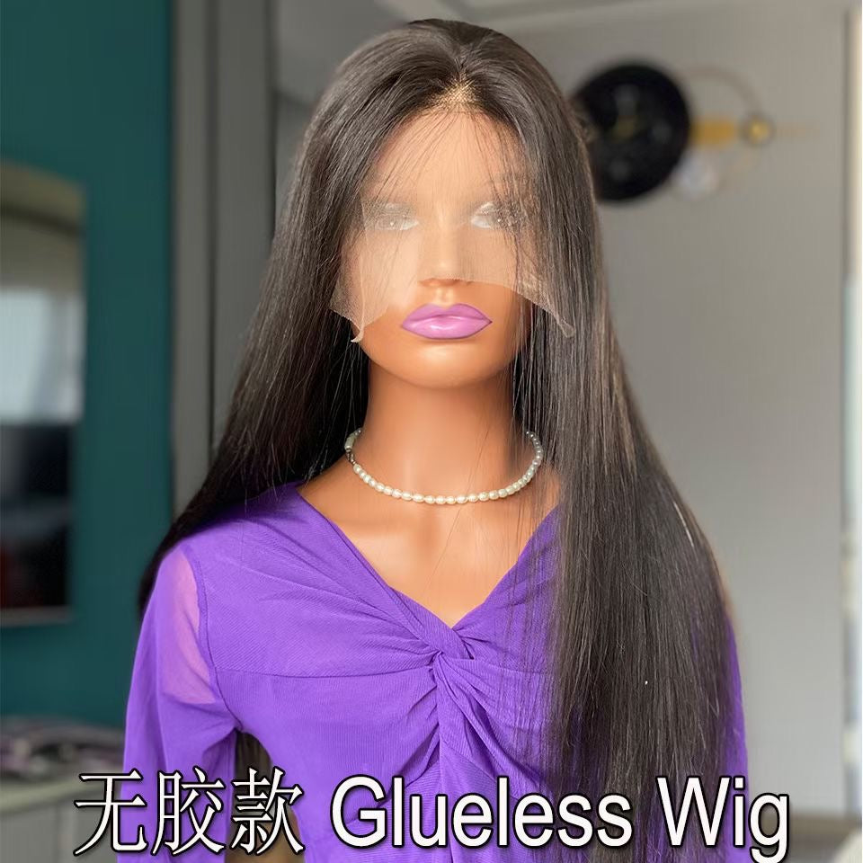 Glueless frontal straight wig