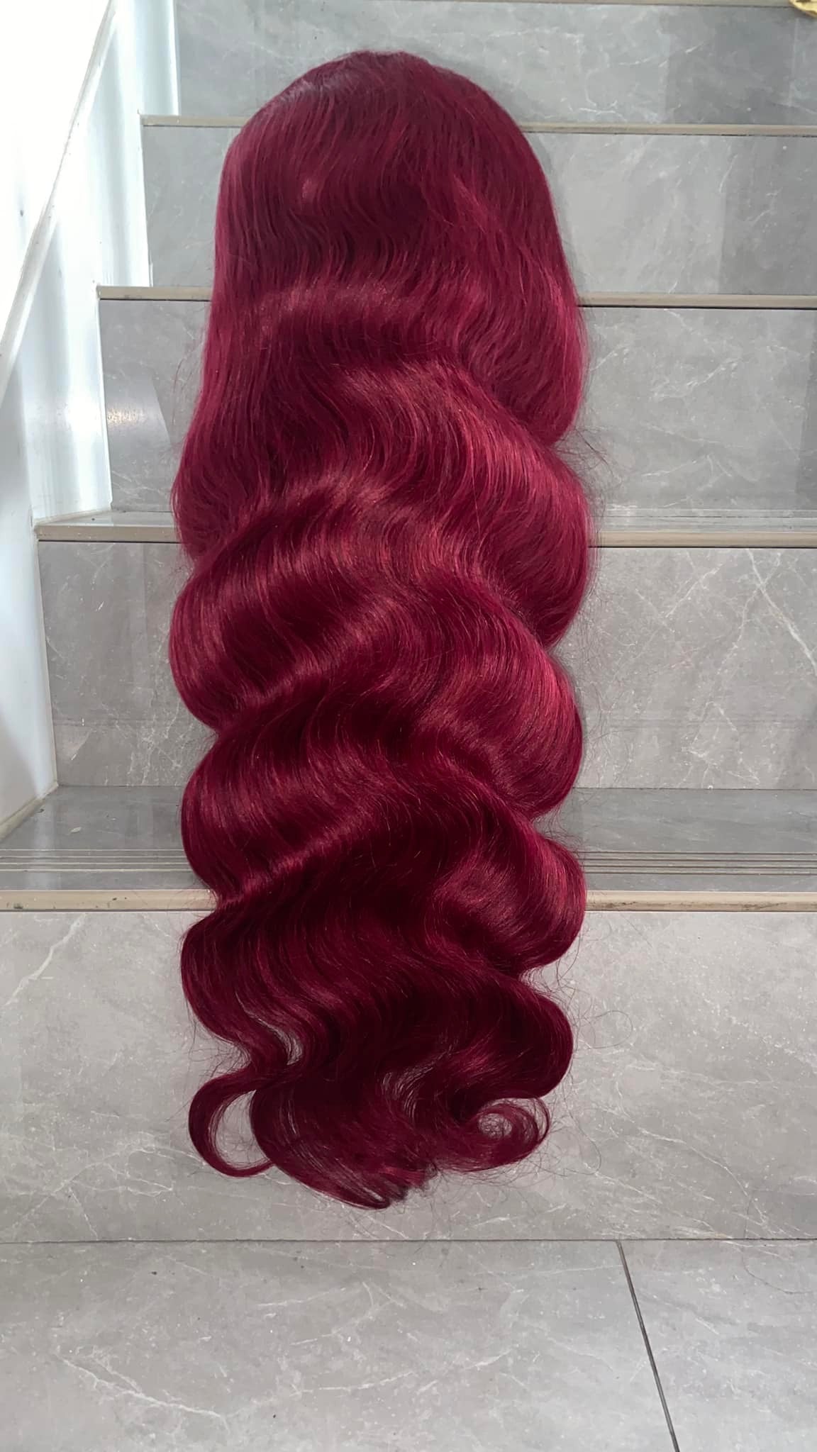 99J color 180 density Ear to ear frontal body wig,straight wig, loose deep, water