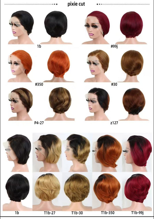 Short pixie wig