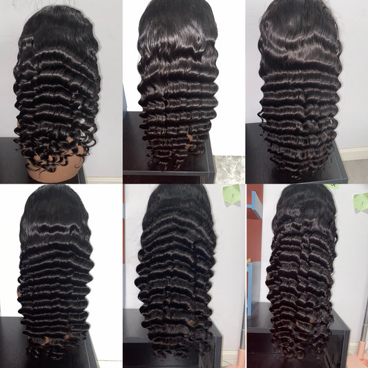 deep wave closure wig 5X5 deep wave wig