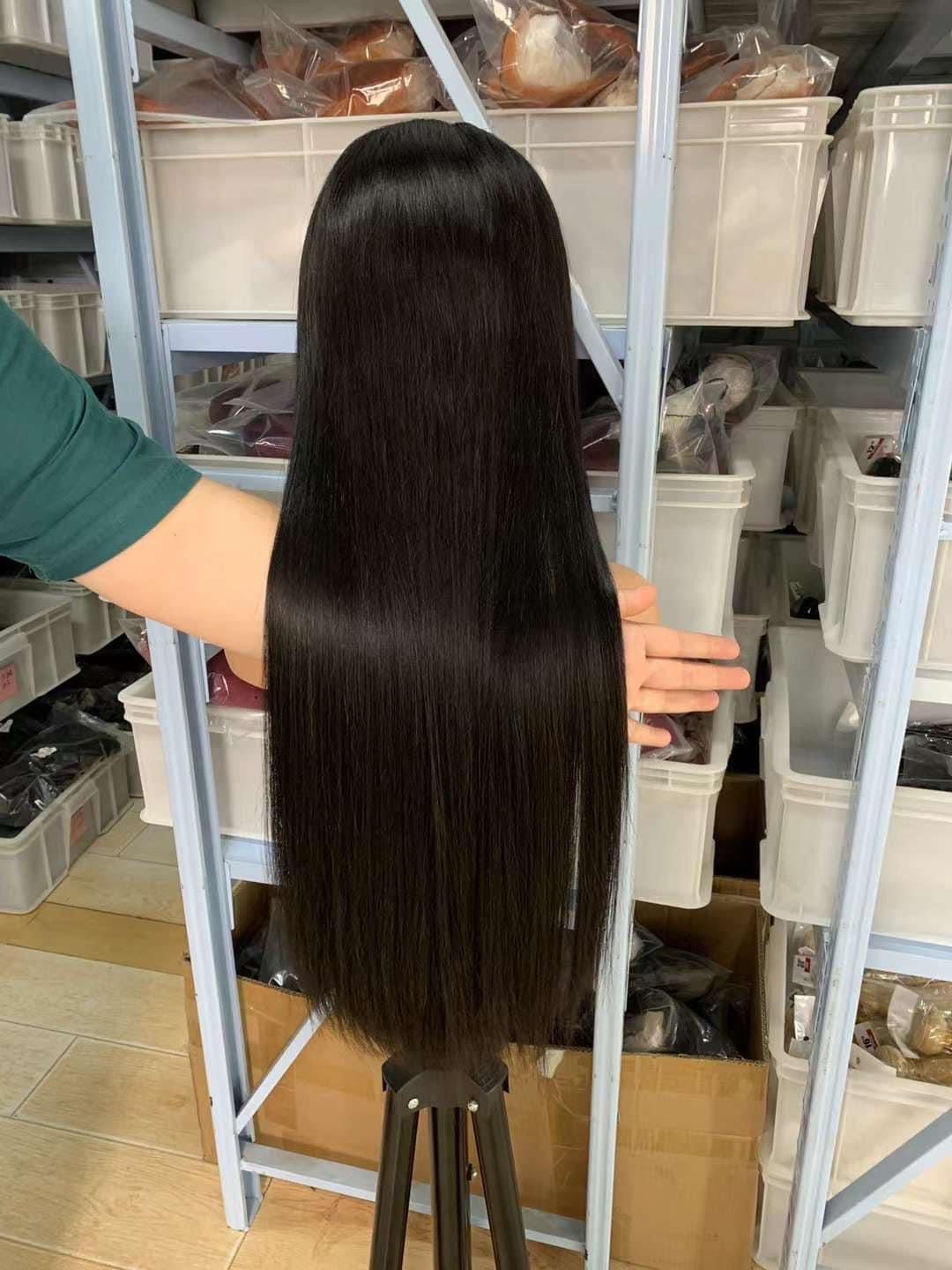 HD lace straight wig 13x4 full frontal 180 density Ear to ear frontal wig straight