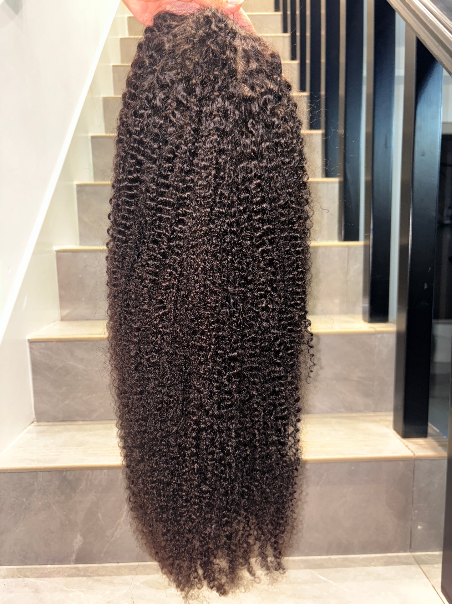 13X4 210 density kinky curly wig full frontal wig