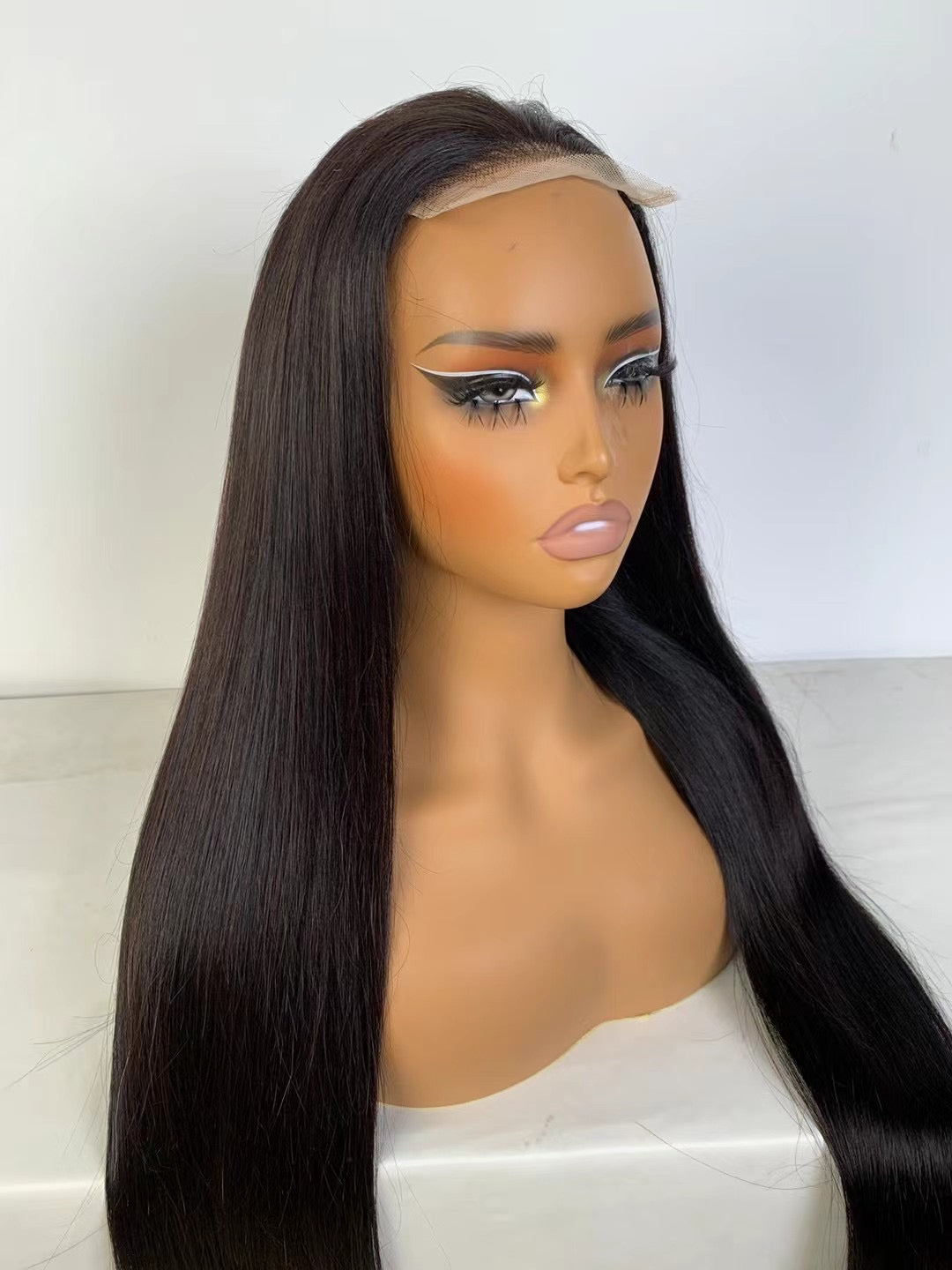 5X5 straight wig 180 density on hand
