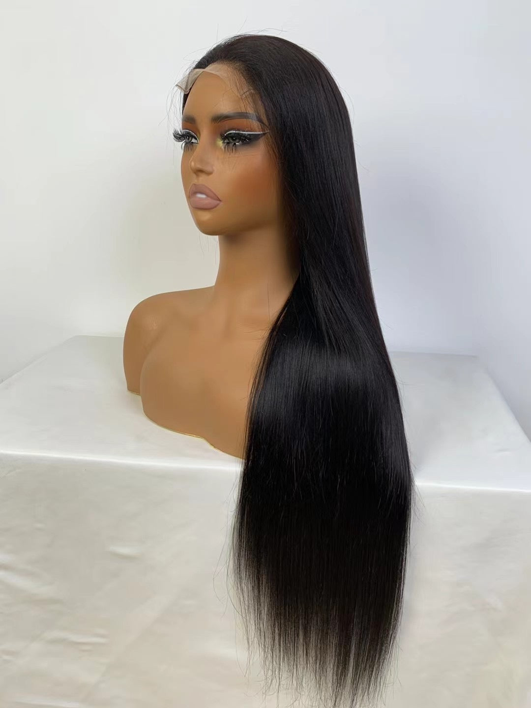 5X5 straight wig 180 density on hand