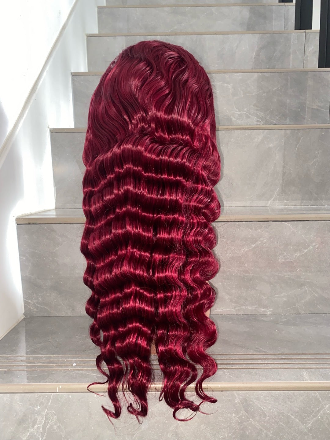 99J color 180 density Ear to ear frontal body wig,straight wig, loose deep, water