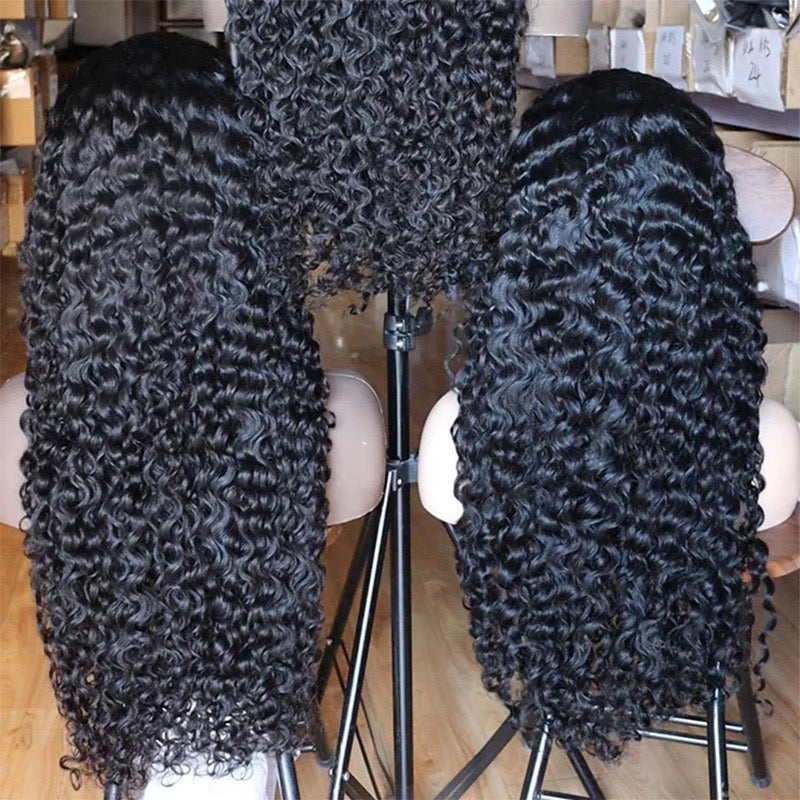Burseme curly frontal wig 13X4 full frontal 250 density