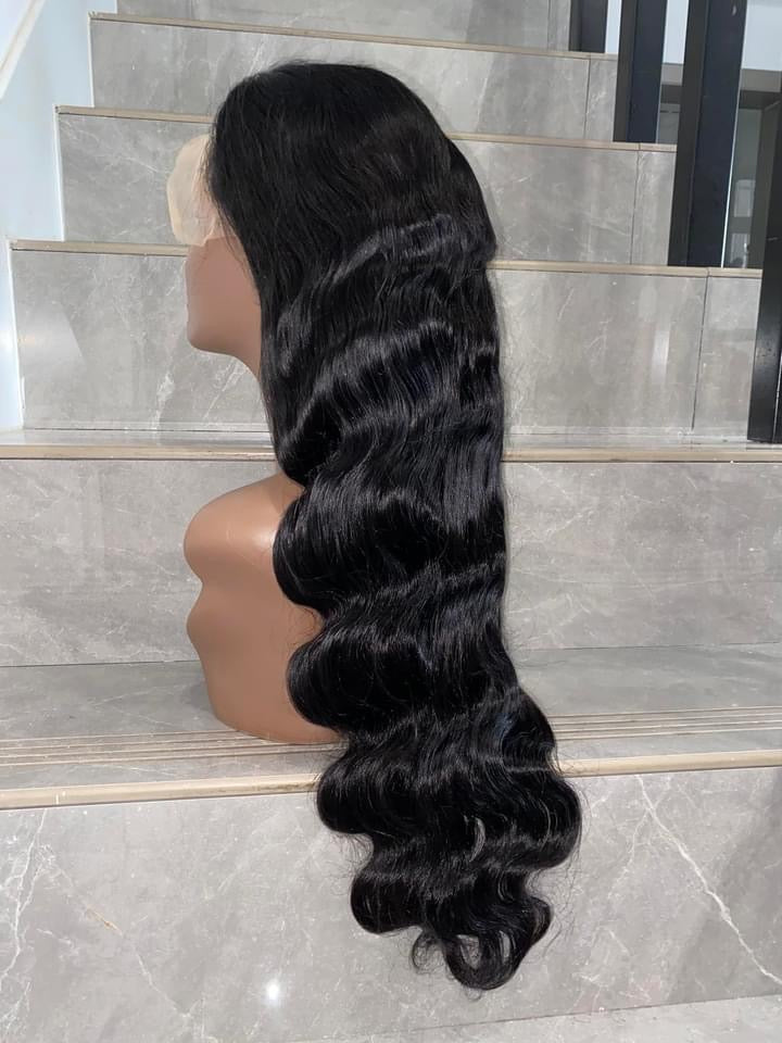 HD lace 13x4 full frontal 180 density Ear to ear frontal body wave wig