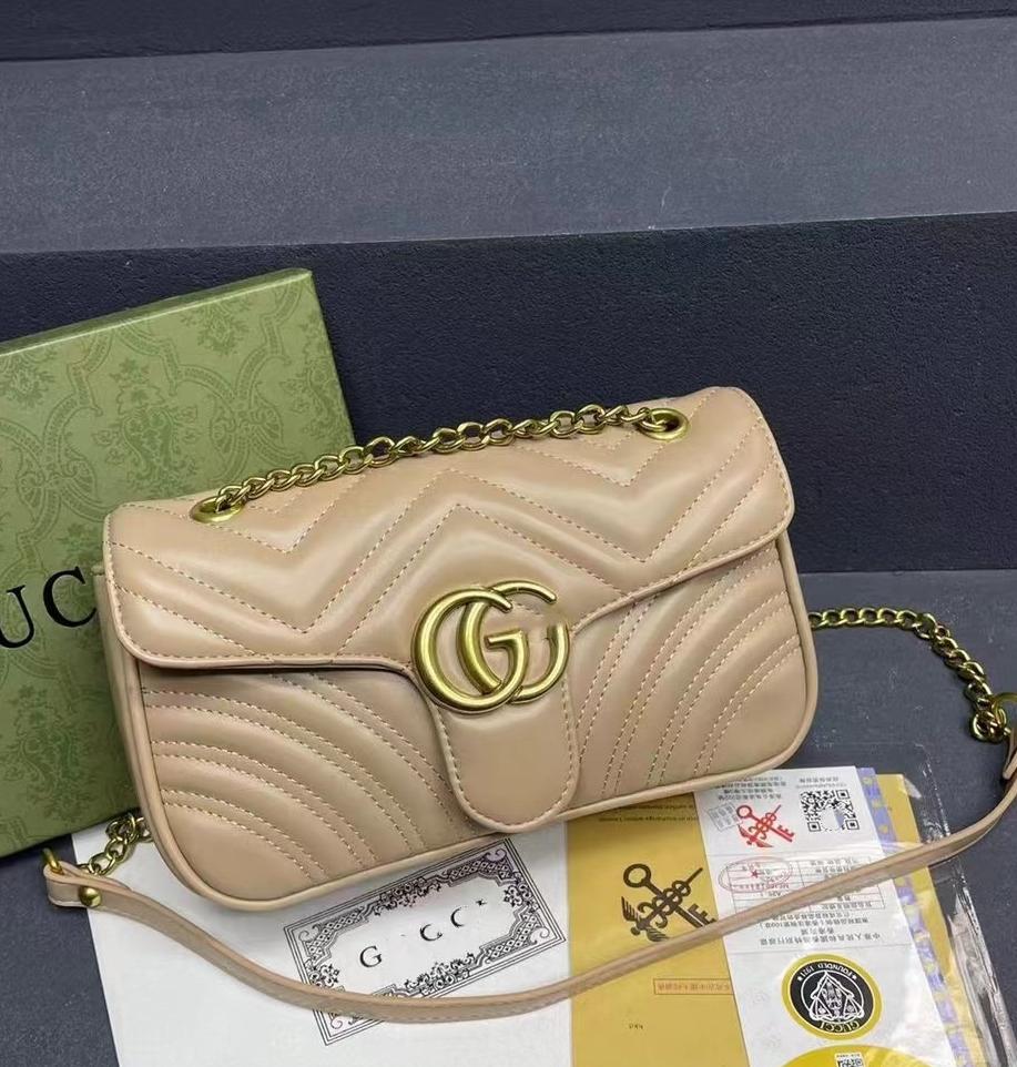 G Bag Diamond Embroidery Mamon Women's Bag Double G Chain Bag