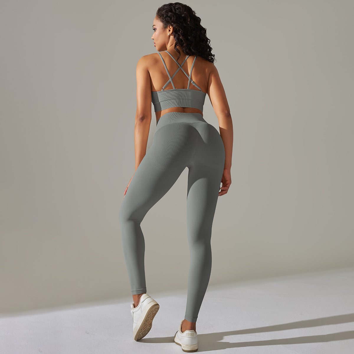 Women's Seamless High Waisted Yoga Set ,10 color to choose