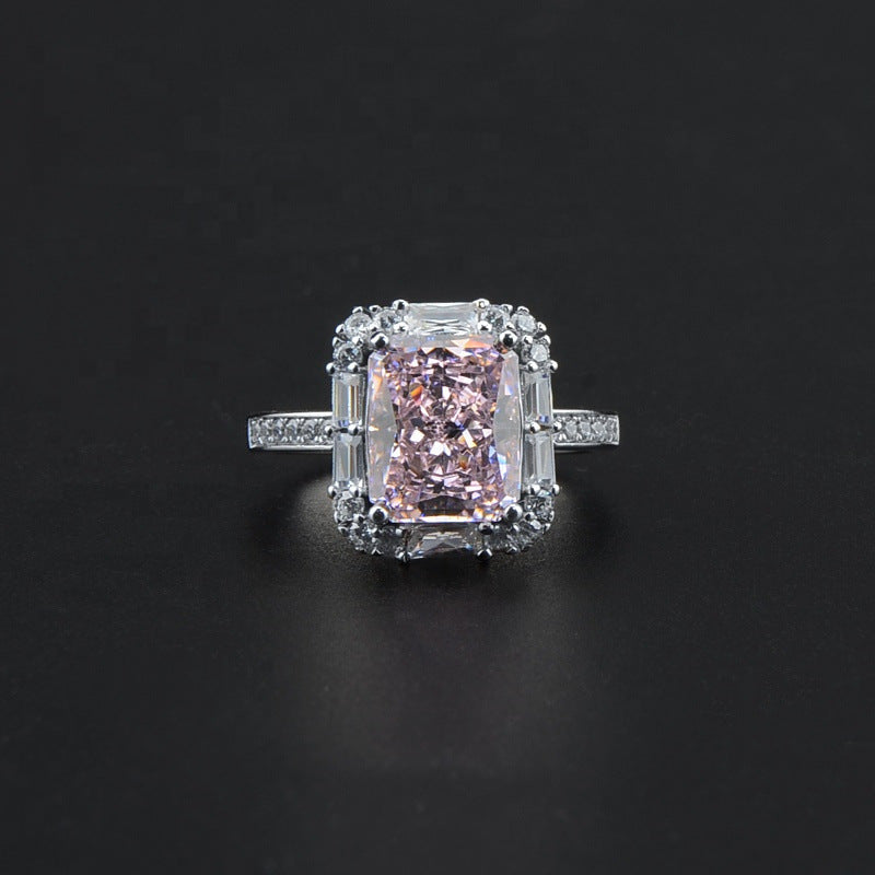 Emerald Cut Technical Ring