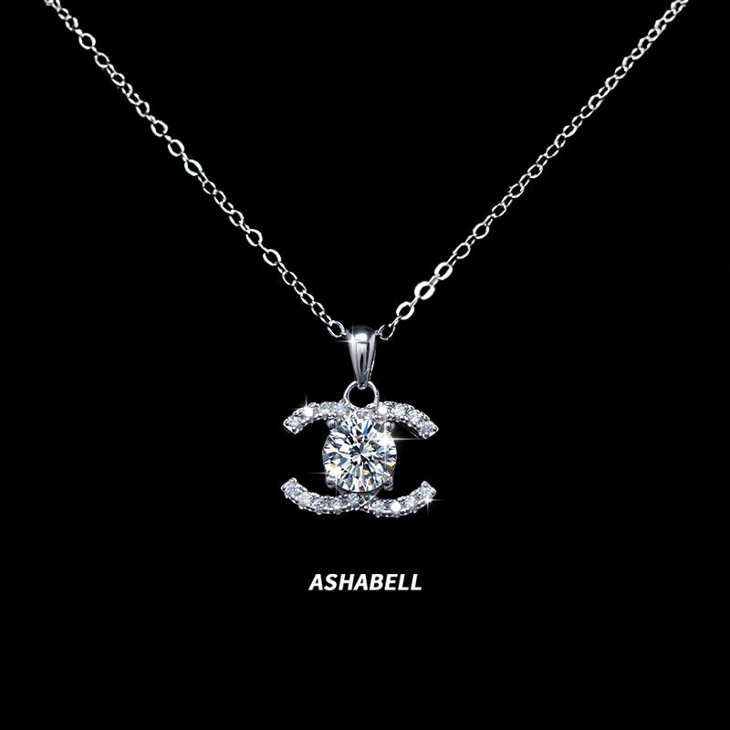 Chanle 1 carat diamond necklace