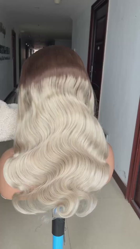 New color , 13X4 210 density full frontal wig body wave