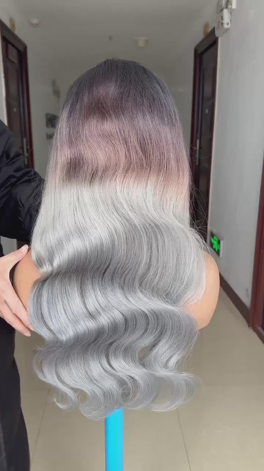 New color , 13X4 210 density full frontal wig body wave