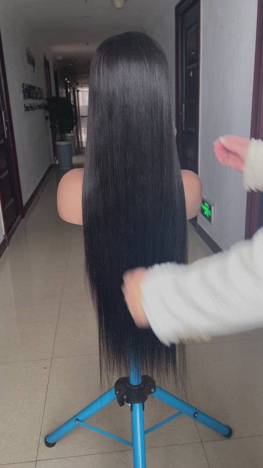 HD lace straight wig 13x4 full frontal 180 density Ear to ear frontal wig straight