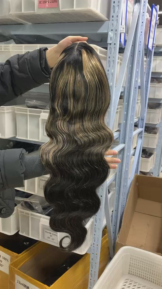 13X4 24inch body wave 1b/27