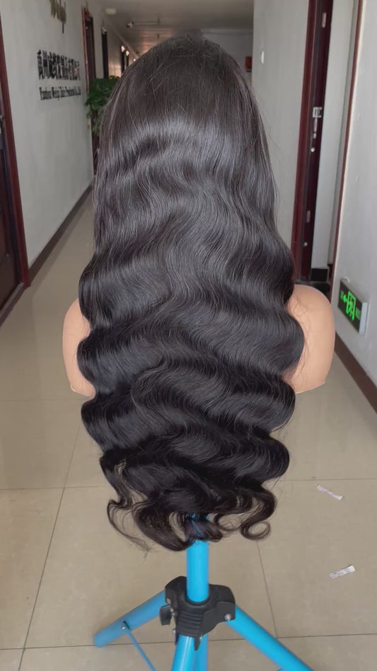 13X4 210 density body wave wig full frontal wig