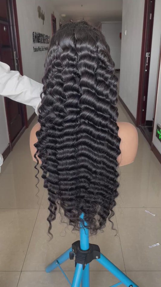 13X4 210 density deep wig full frontal wig