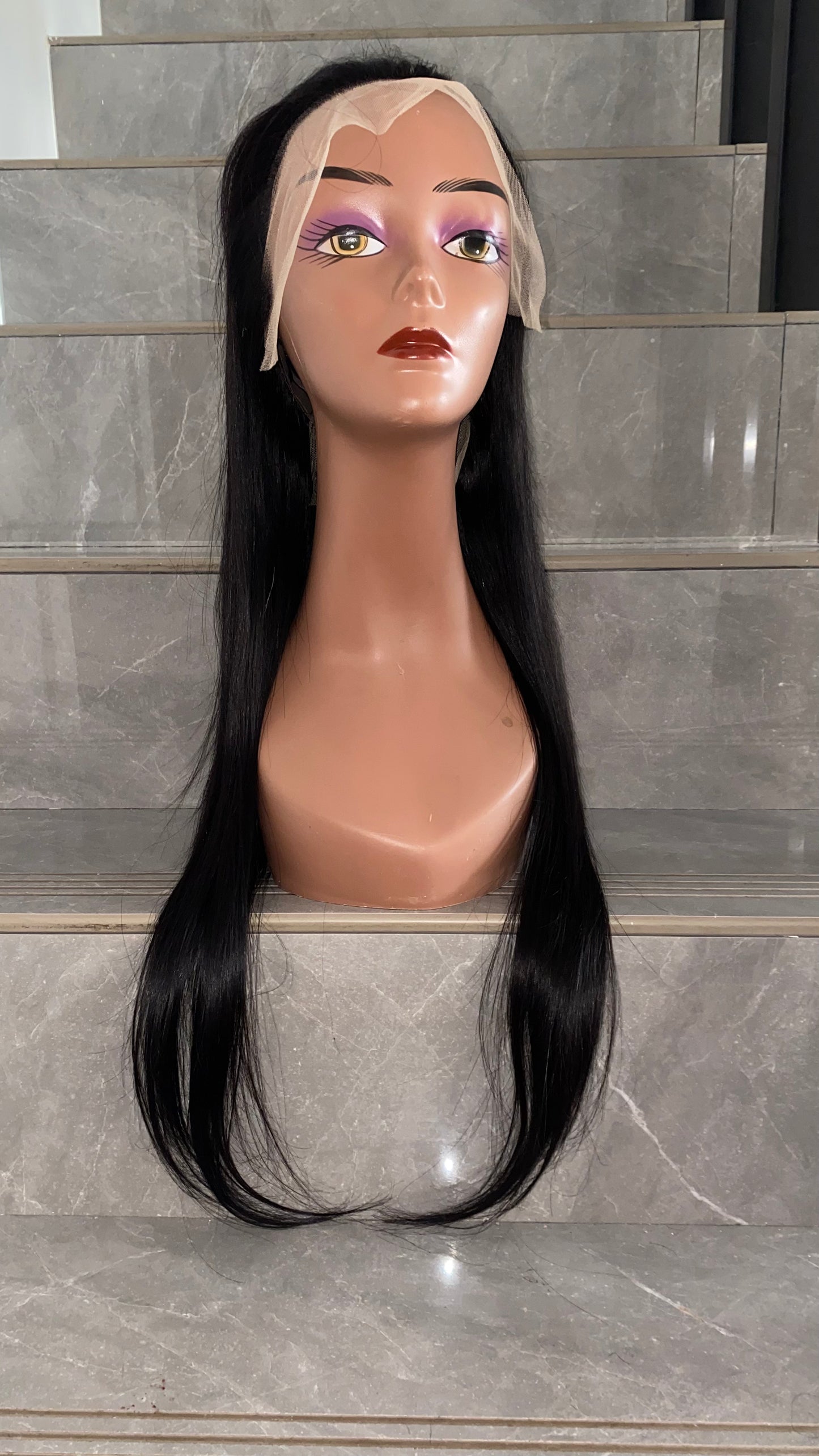 13X4 full frontal 180 density Ear to ear frontal straight wig