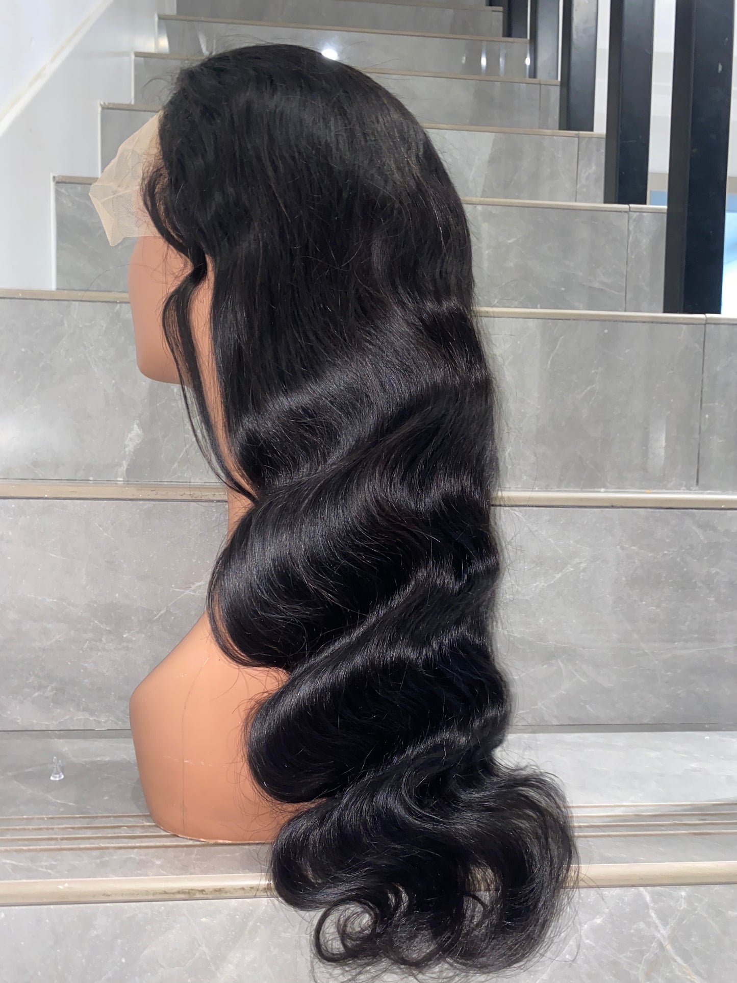 HD lace 13x4 full frontal 180 density Ear to ear frontal body wave wig