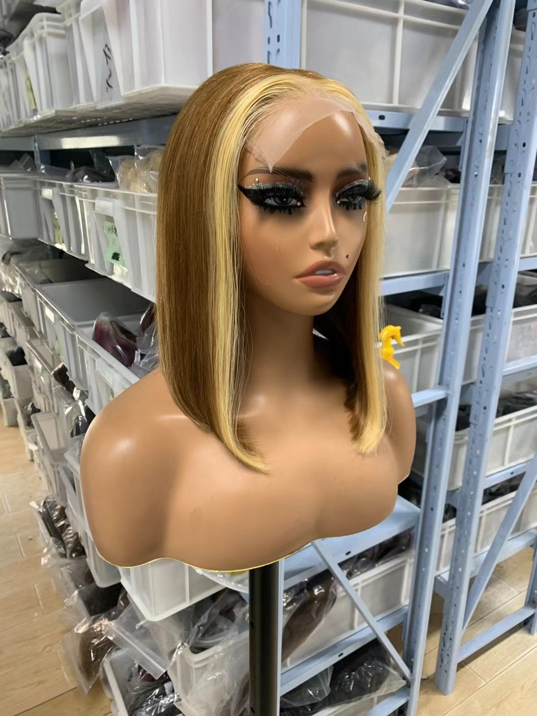 5X5 Closure bob wig 12inch