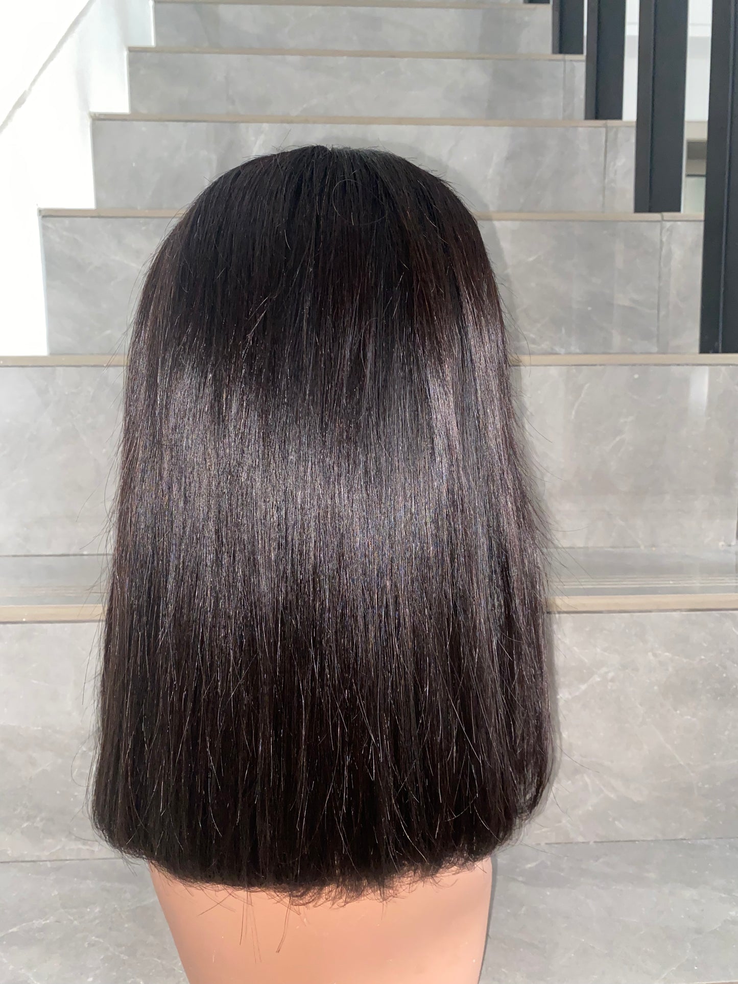 13X4 Natural color full frontal bob, water bob, straight bob, deep bob,curly bob