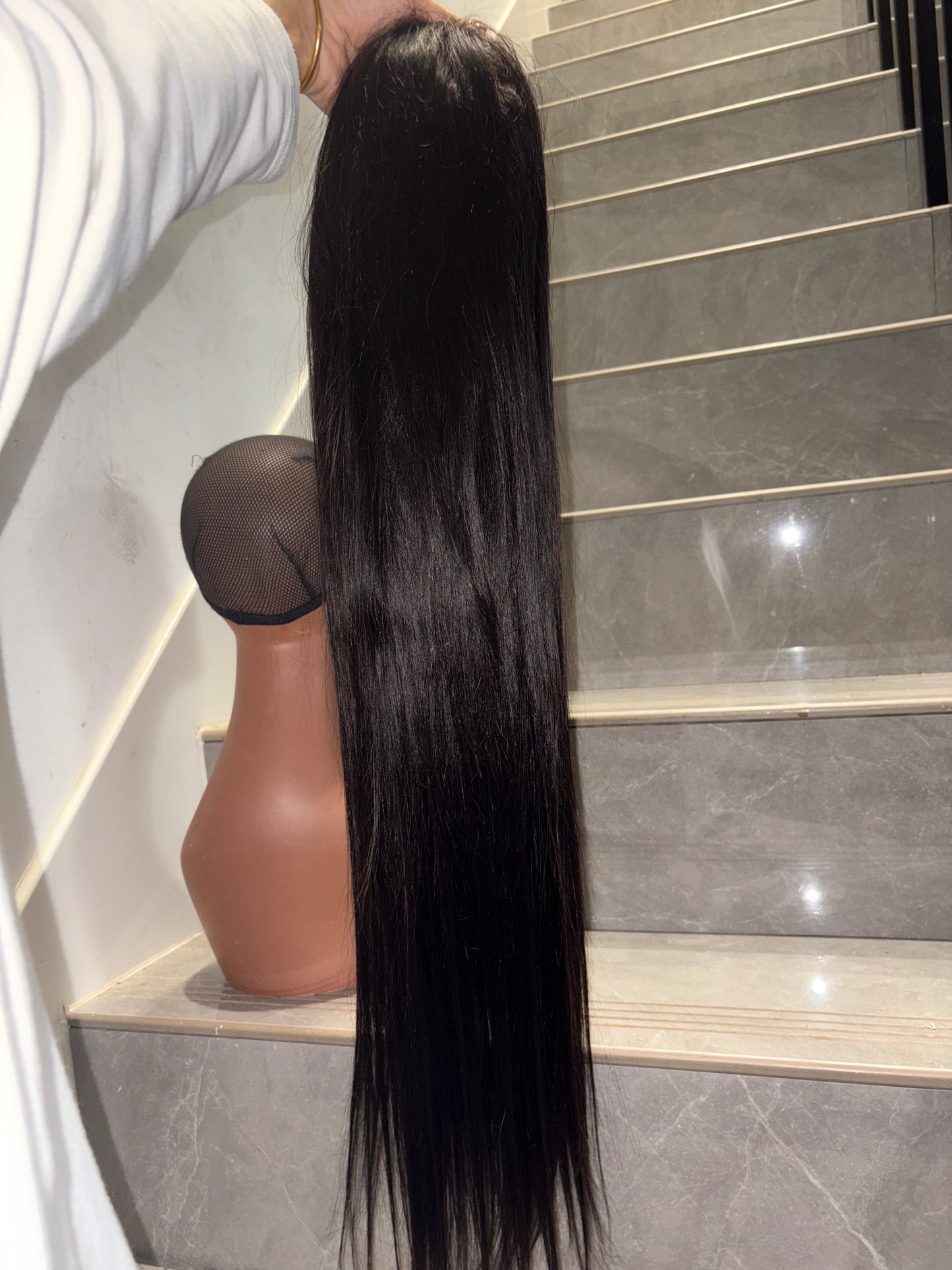 13X4 210 density straight wig full frontal wig