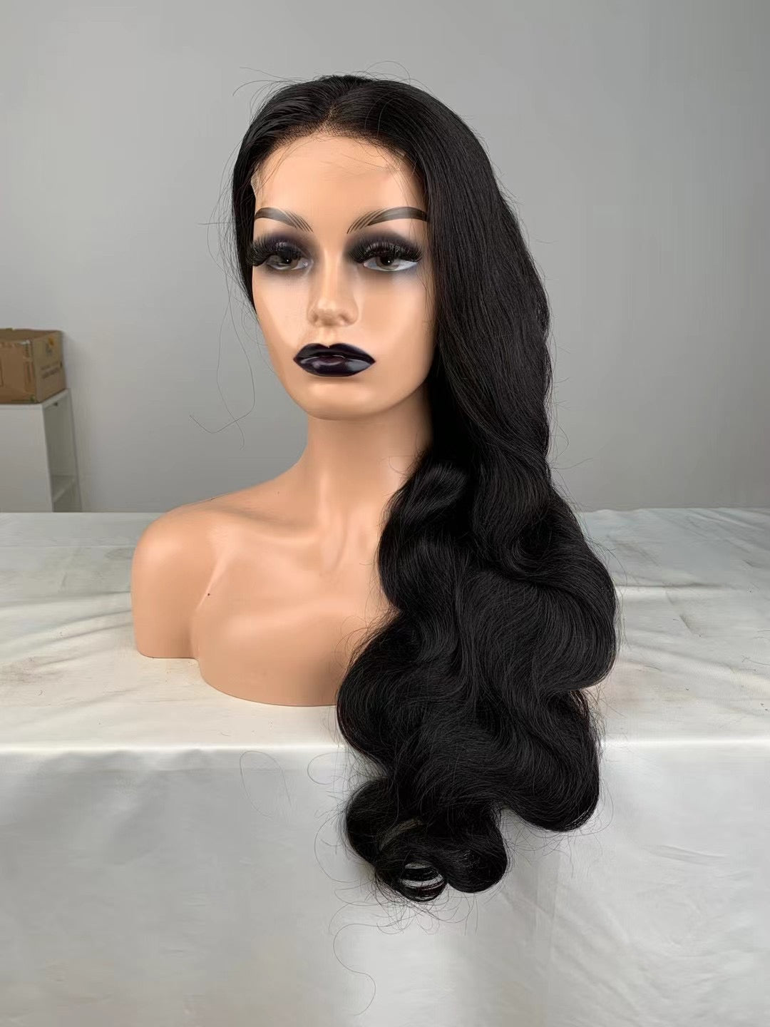 body wave 4X4 Closure wig 180 density