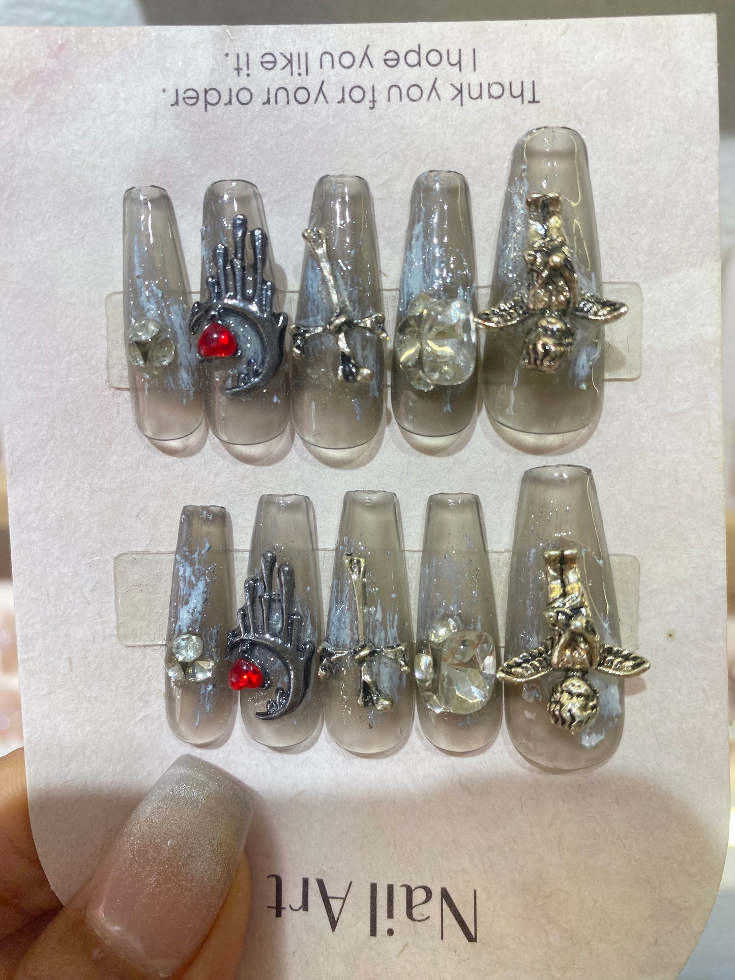 Hand made Press on nails