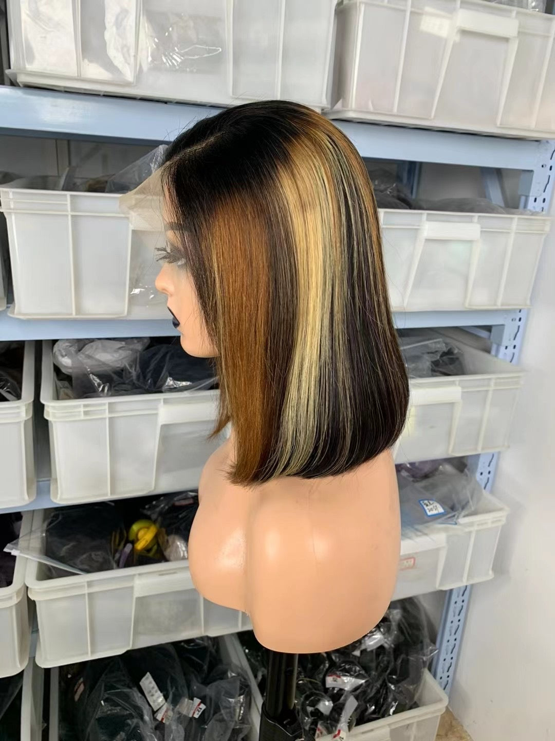 13X4 colored frontal bob 12inch