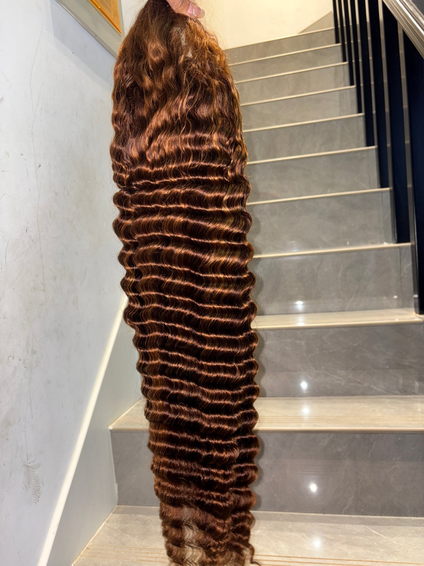 13X4 210 density high light color deep wave