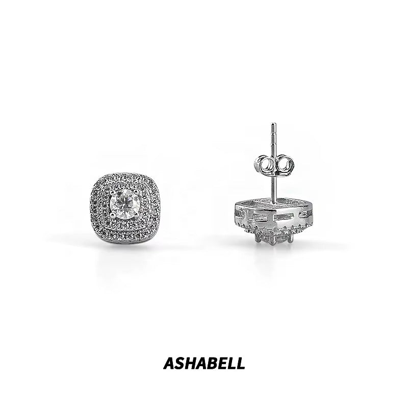 Diamond earrings for men and women