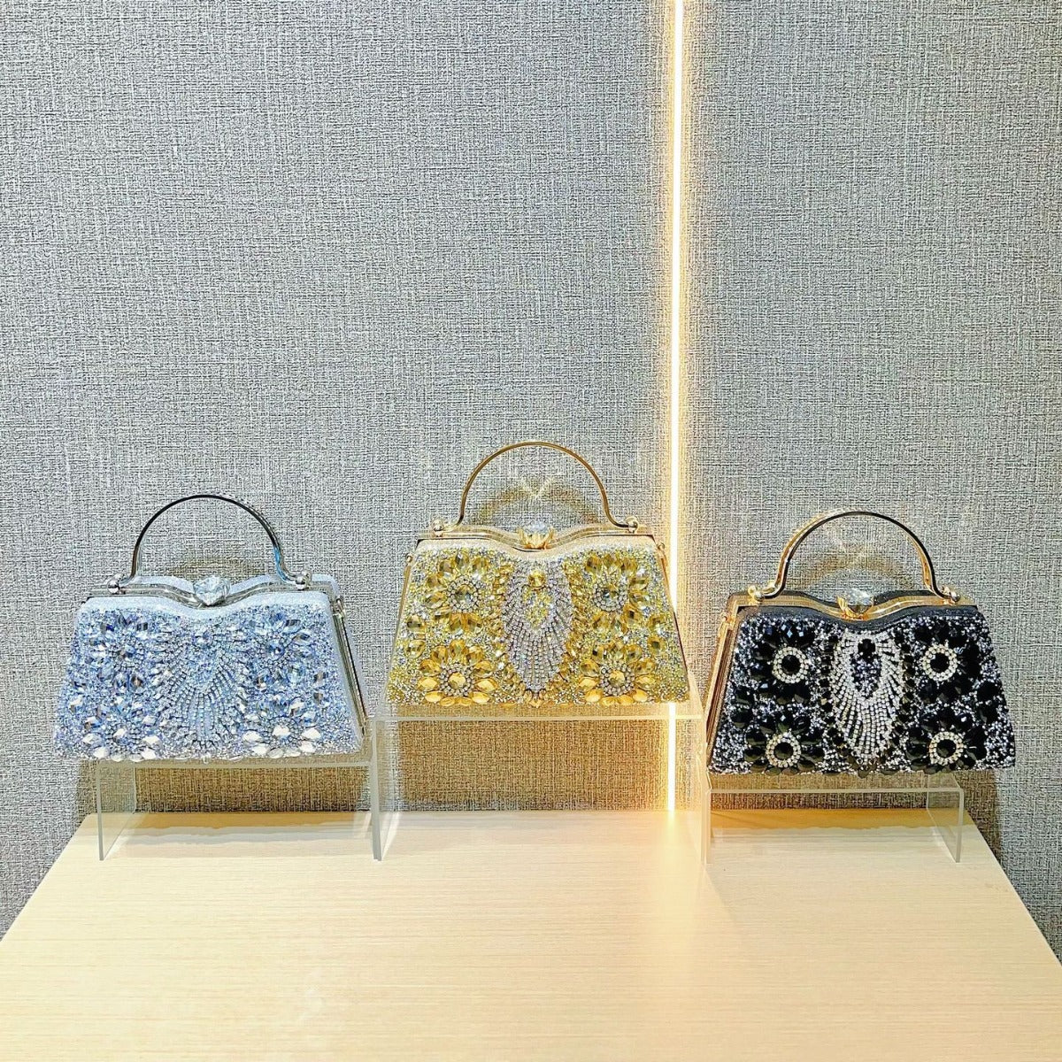 diamond evening bag shiny banquet handbag lady dress evening bag shoulder crossbody bag