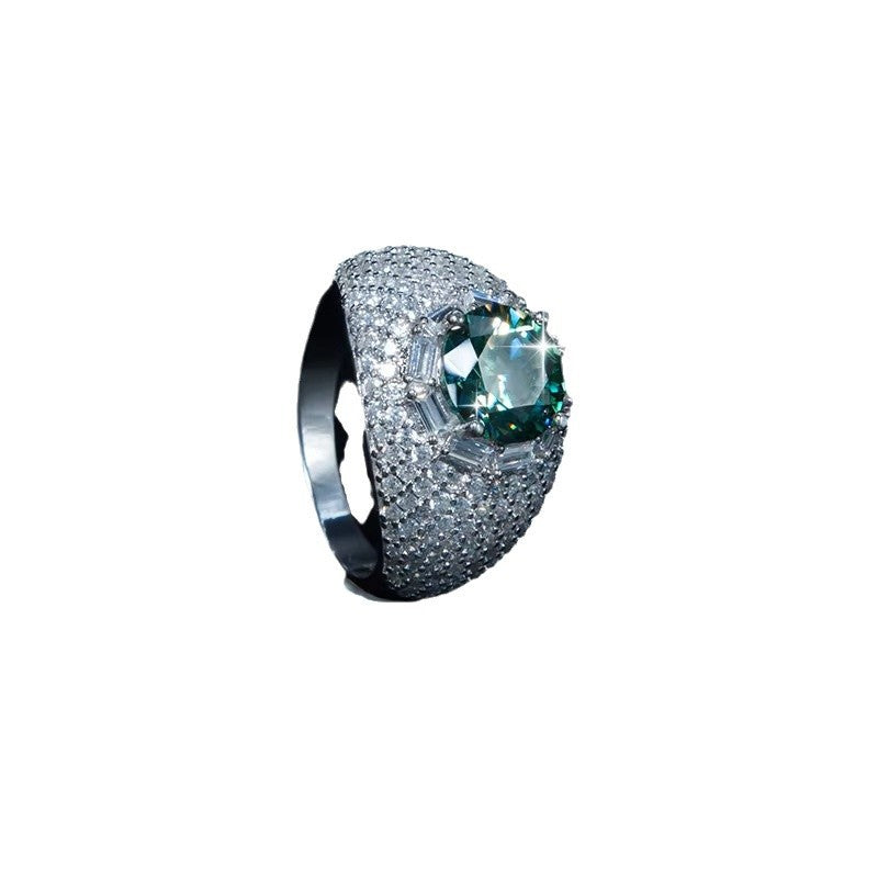 GRA certificate pigeon egg luxury 3 carat diamond ring for men and women