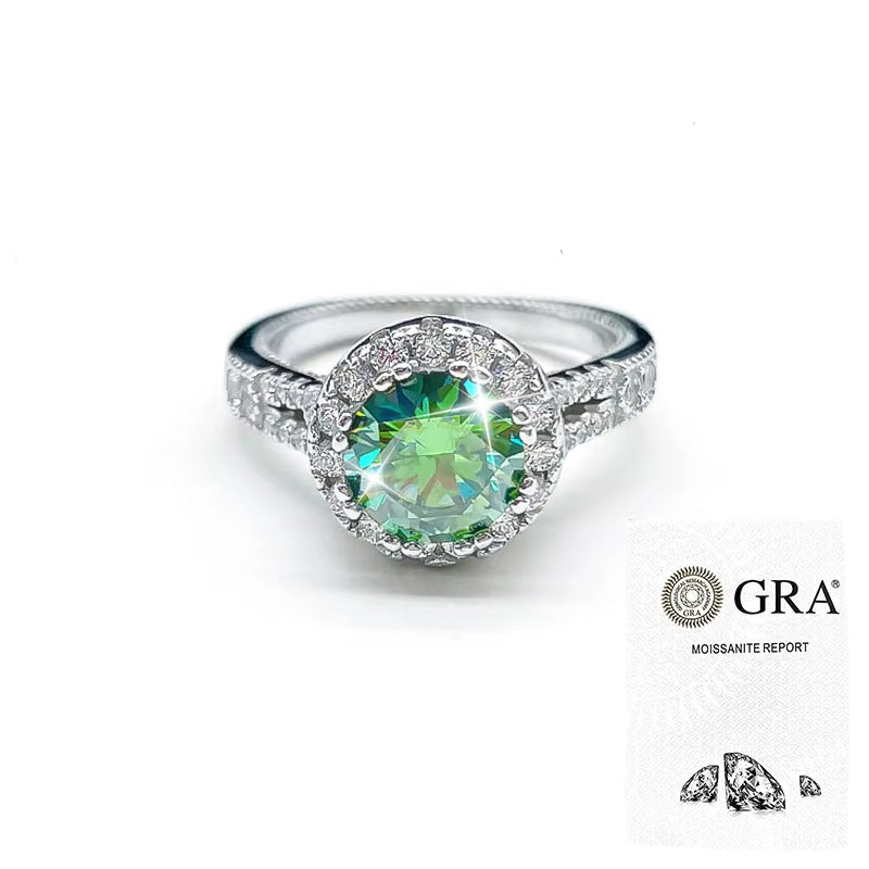 2 carat diamond ring women's gemstone ring