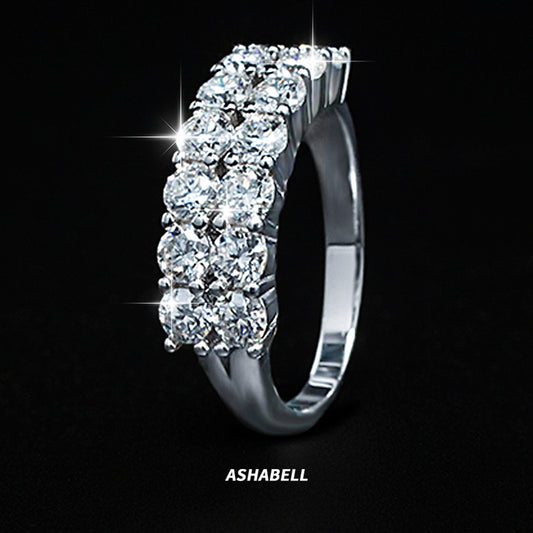 1.4 carat high-end full diamond ring