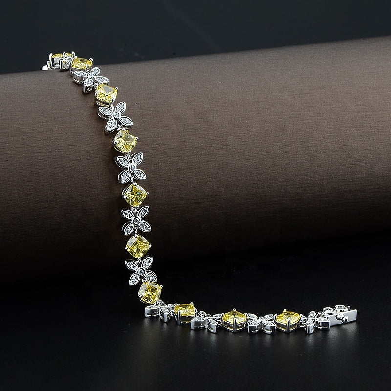 Flower Diamond Bracelet