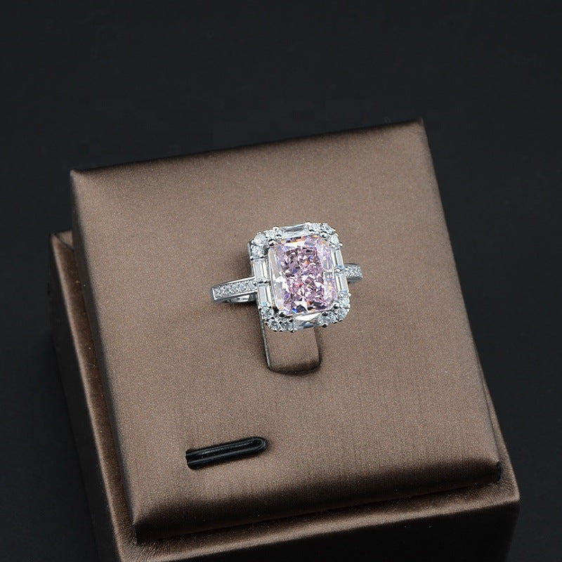 Emerald Cut Technical Ring