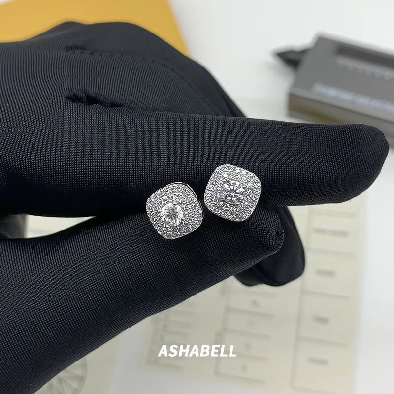 Diamond earrings for men and women