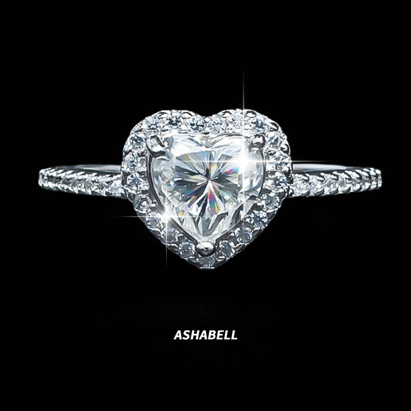 Heart Shape Simple Seiko Women's Diamond Ring