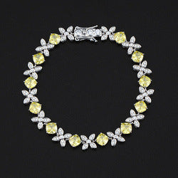 Flower Diamond Bracelet