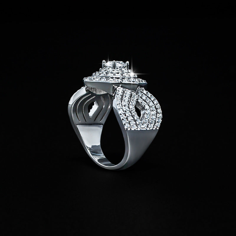 Full diamond ring