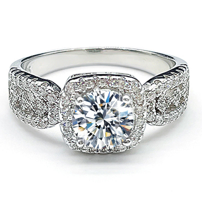 Square 1 Carat diamond Ring