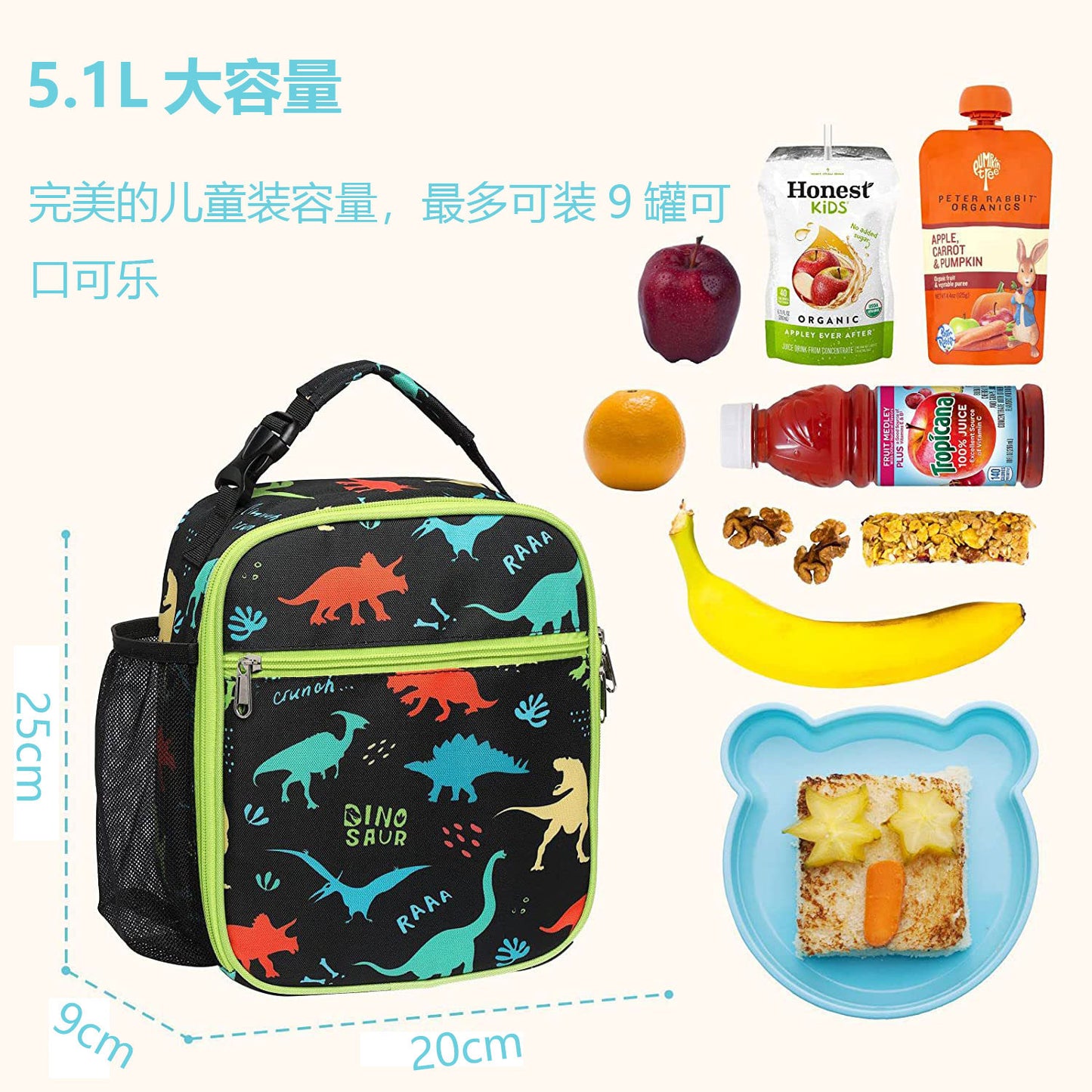 Kids Lunch Box Bag Insulated Kids Lunch Bag for Boy and girls