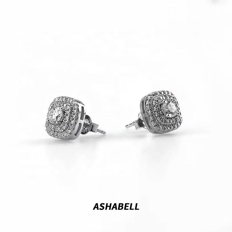 Diamond earrings for men and women