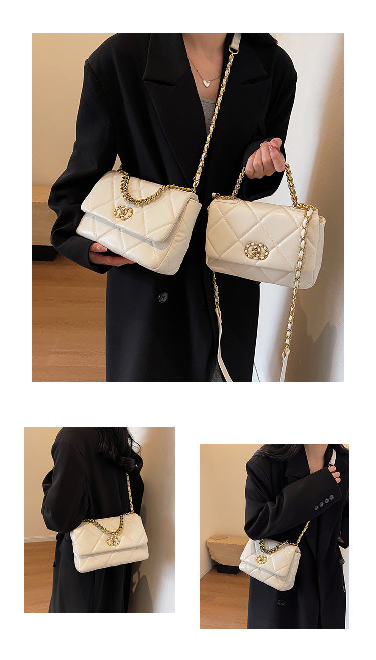 Women's large capacity chain shoulder messenger bag