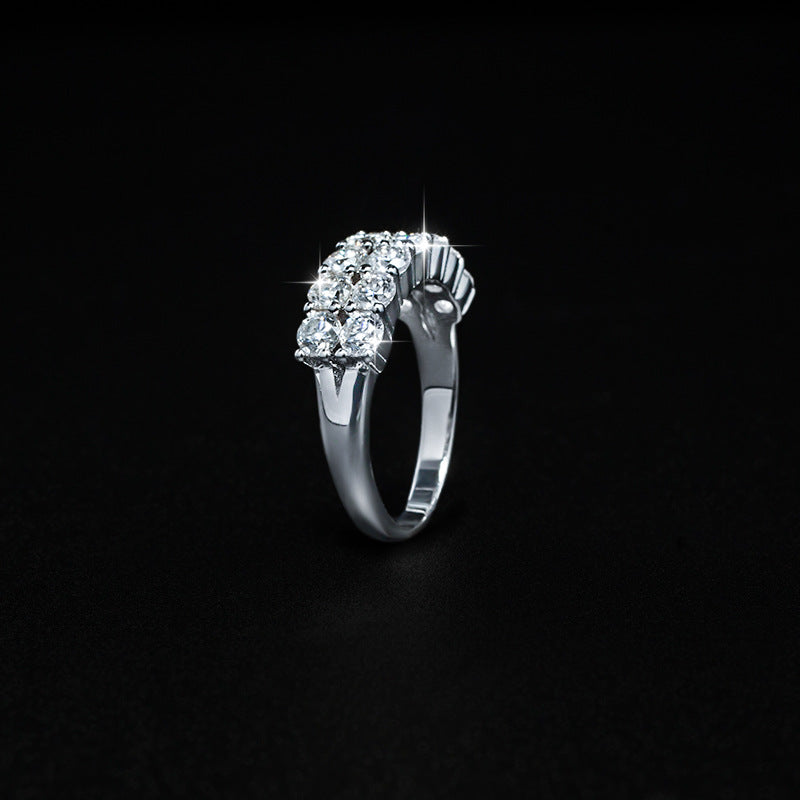 1.4 carat high-end full diamond ring