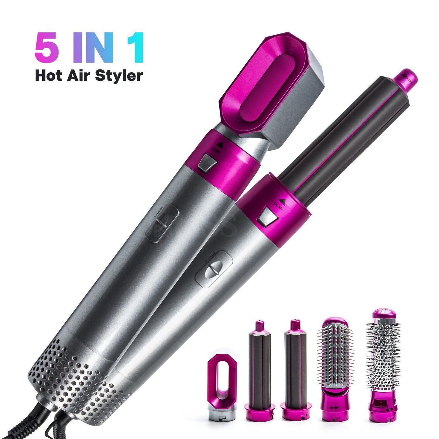 Men's And Women's Multifunctional Hot Air Curling Iron,hot comb
