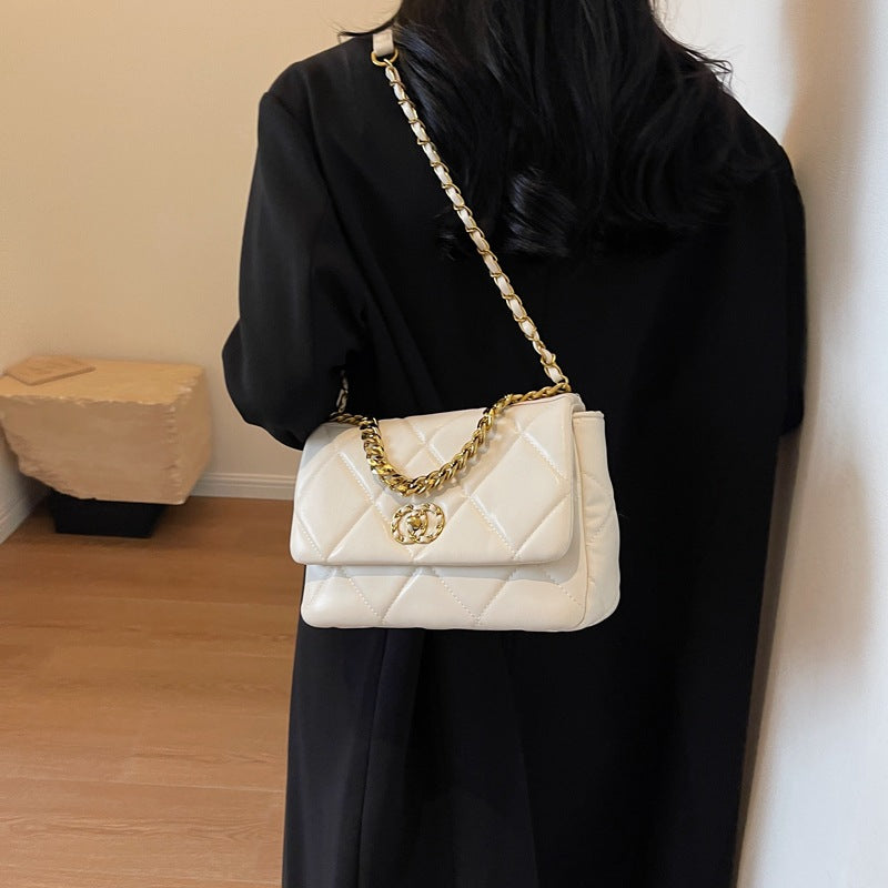 Women's large capacity chain shoulder messenger bag