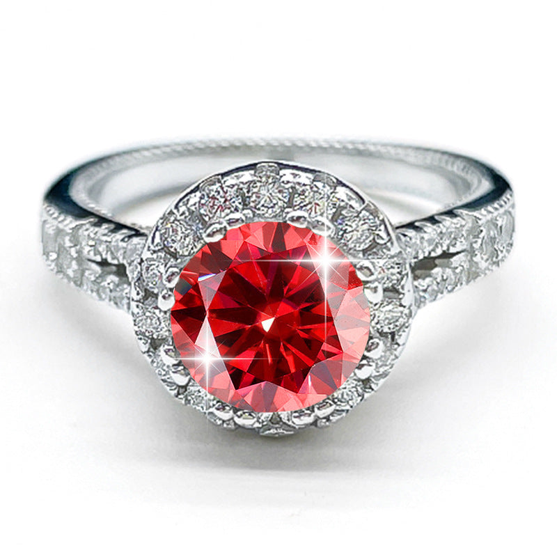 2 carat diamond ring women's gemstone ring